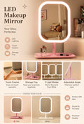 GlowFrame LED Beauty Mirror