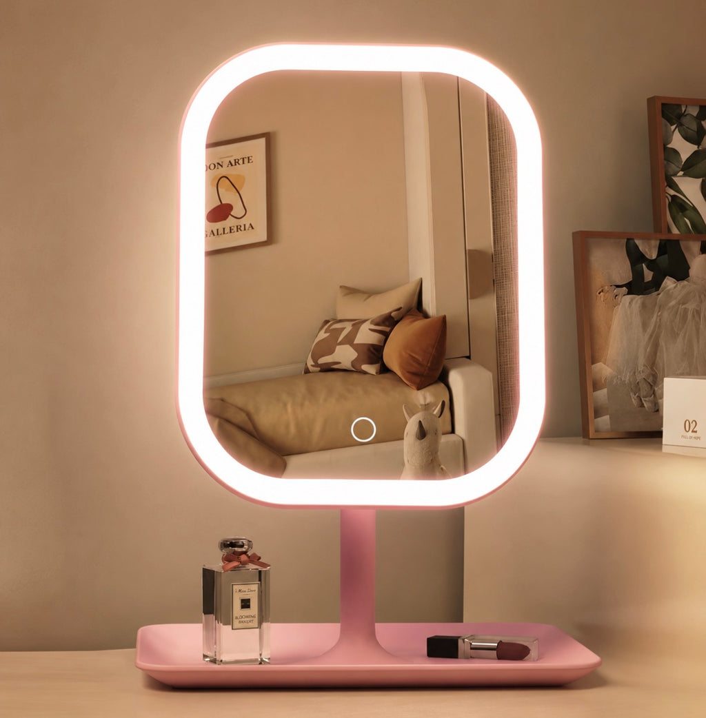 GlowFrame LED Beauty Mirror