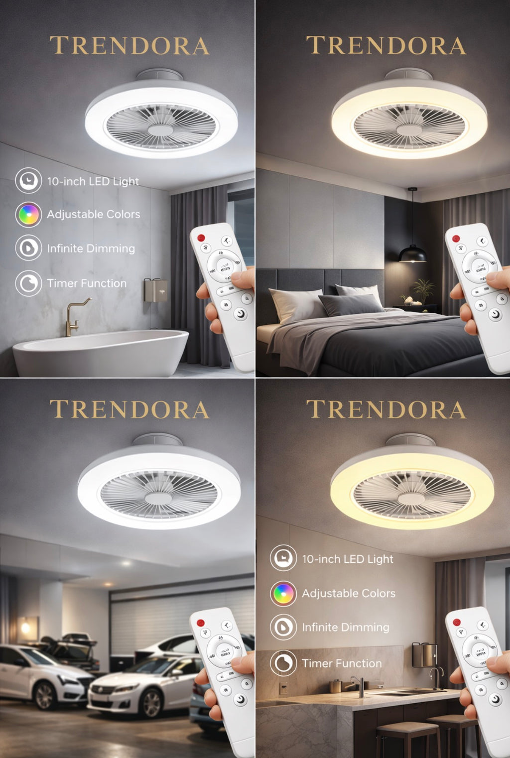 This Is a Versatile Ceiling Fan That Combines Lighting And Ventilation