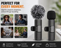Wireless Mini Microphone – Plug & Play Noise Reduction Mic for iPhone & Android